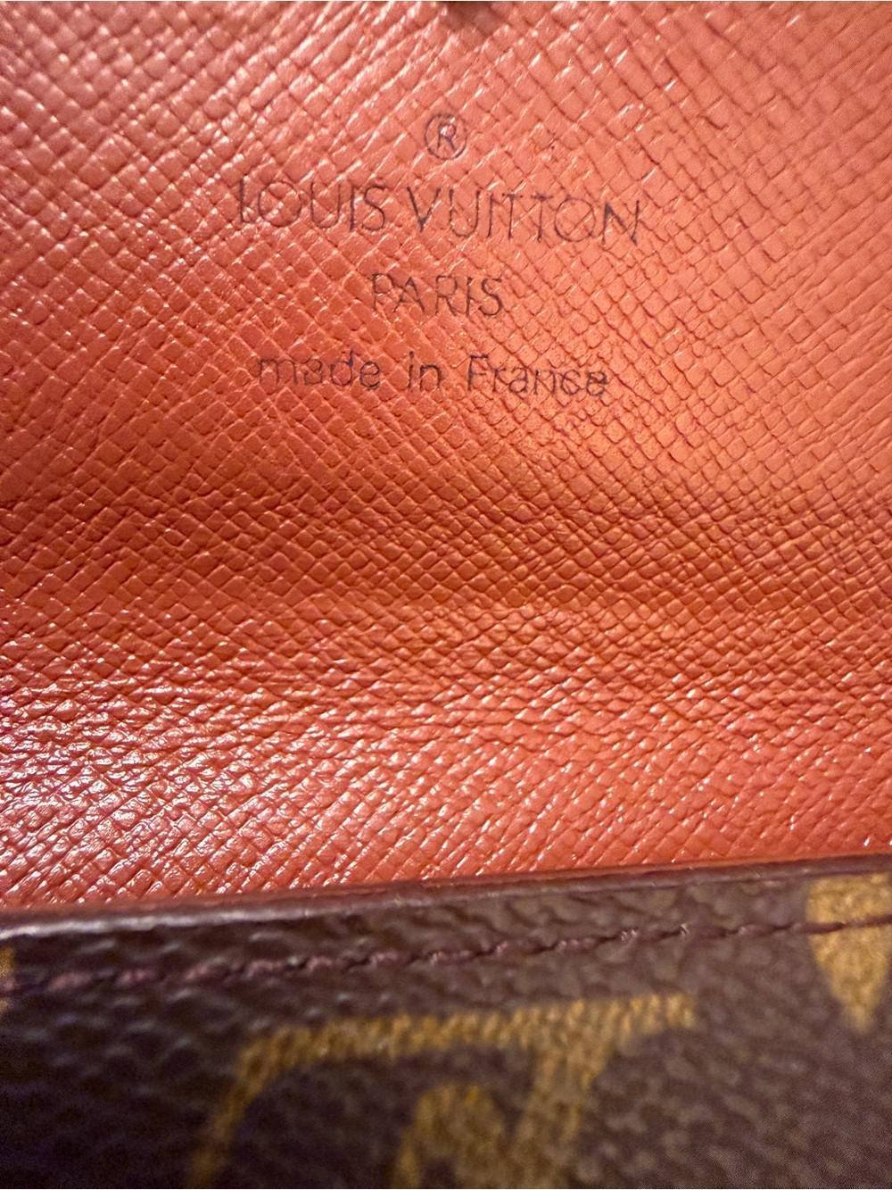 VINTAGE SEPT 1998 LOUIS VUITTON MONOGRAM PORTEFEUILLE  ELISE TRIFOLD WALLET